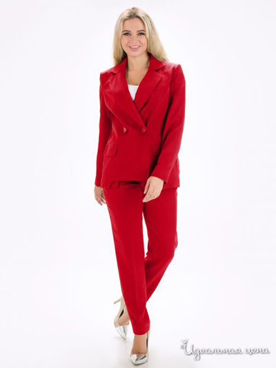 Костюм брючный LUZANA, цвет красный