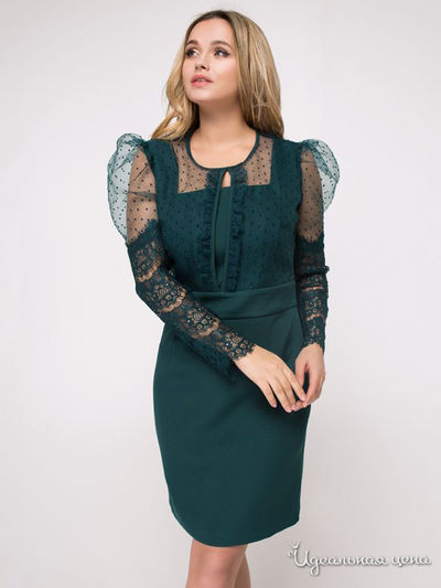 Платье LUZANA, цвет изумрудный