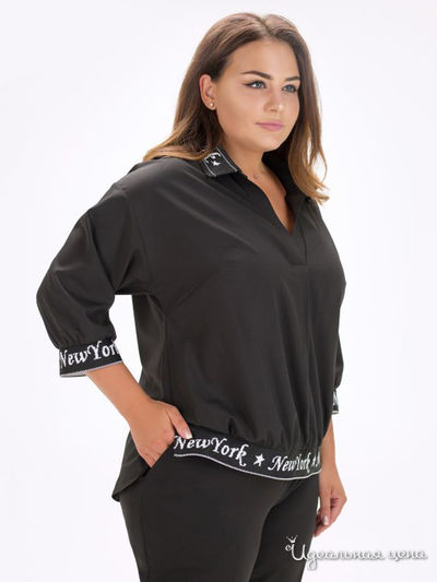 Блуза LUZANA, цвет черный
