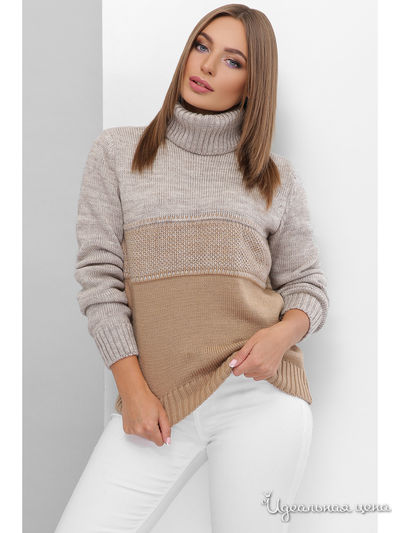 Свитер MarSe, цвет светло-бежевый, бежевый