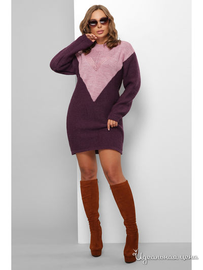 Платье MarSe, цвет сиреневый, фиолетовый