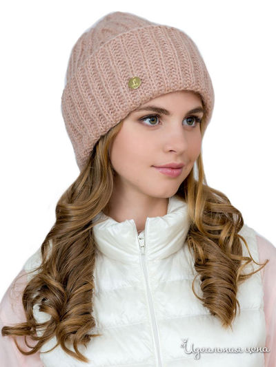 Шапка LANDRE, цвет персиковый