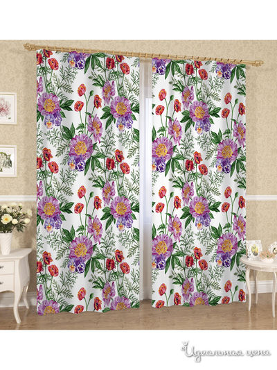 Шторы Сирень, цвет Мультиколор