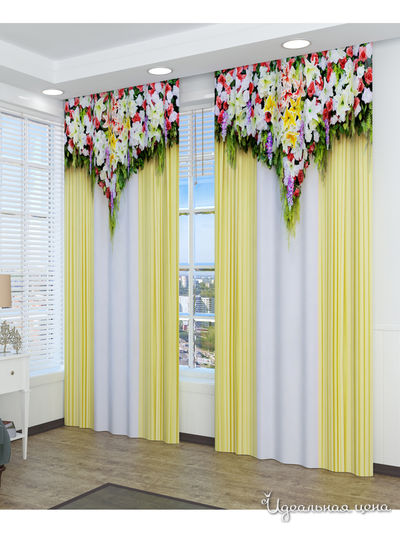 Шторы Сирень, цвет Мультиколор