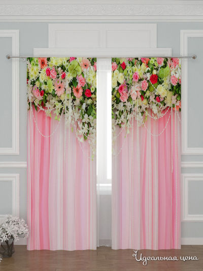 Шторы Сирень, цвет Мультиколор