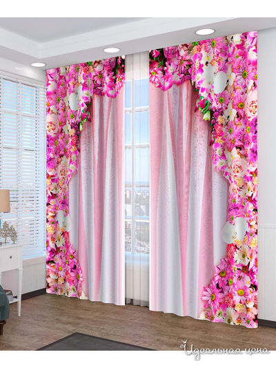 Шторы Сирень, цвет Мультиколор