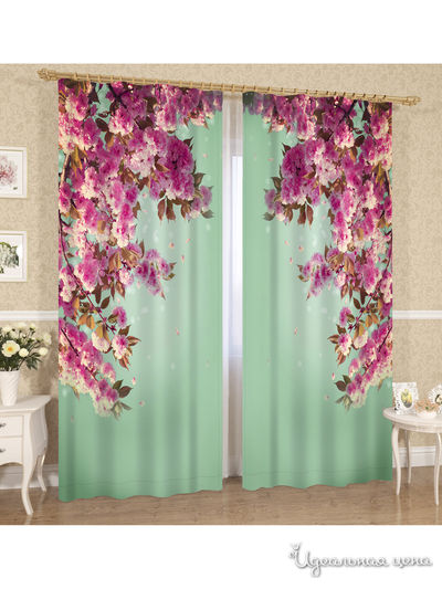 Шторы Сирень, цвет Мультиколор