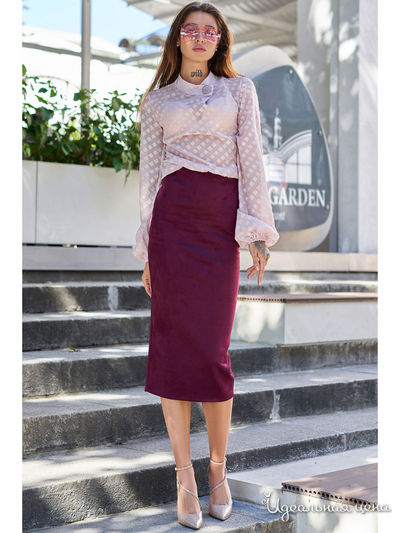 Блуза Jadone Fashion, цвет пудра