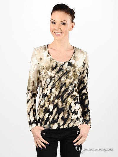 Лонгслив Olsen, цвет цвет бежевый / черный