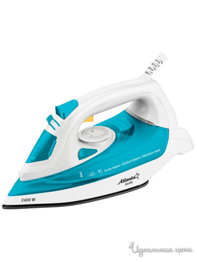 Утюг с пароувлажнением Atlanta, цвет синий