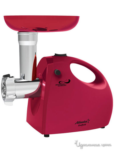 Мясорубка электрическая Atlanta, цвет красный