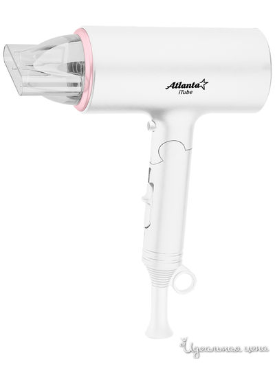 Фен дорожный Atlanta, цвет белый