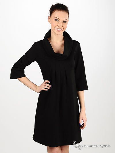 Платье Olsen, цвет цвет черный