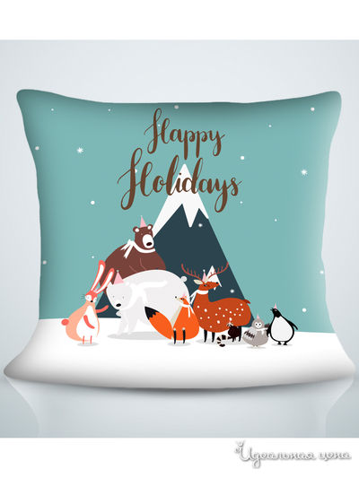 Подушка декоративная, 40*40 см Сирень, цвет мультиколор