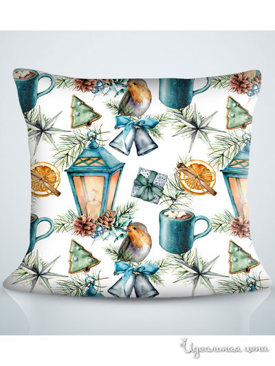 Подушка декоративная, 40*40 см Сирень, цвет мультиколор