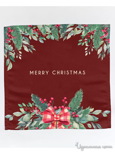 Салфетки, 40*40 см, 2 шт. Сирень, цвет бордовый