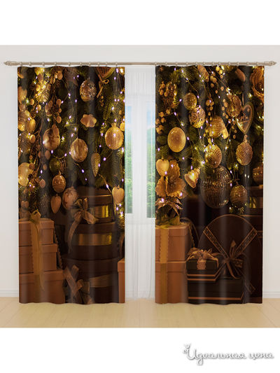 Фотошторы, 145*260 см, 2 шт. Сирень, цвет мультиколор