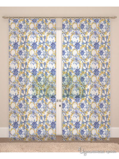 Фототюль, 145*260 см, 2 шт. Сирень, цвет мультиколор