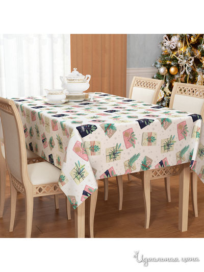 Скатерть, 145*120 см Сирень, цвет мультиколор