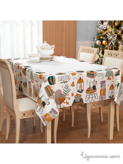 Скатерть, 145*120 см Сирень, цвет мультиколор