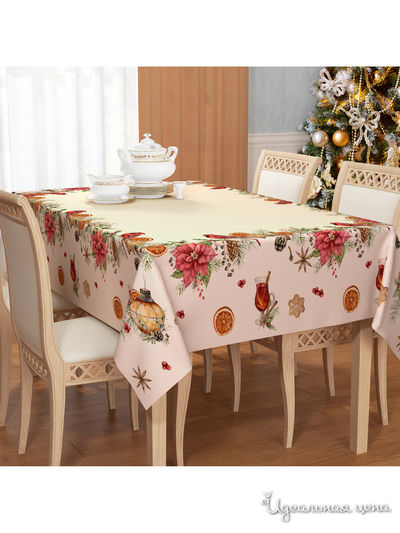 Скатерть, 145*120 см Сирень, цвет мультиколор