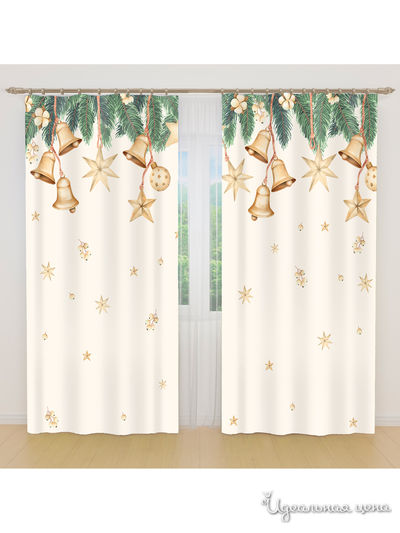 Фотошторы, 145*260 см, 2 шт. Сирень, цвет мультиколор