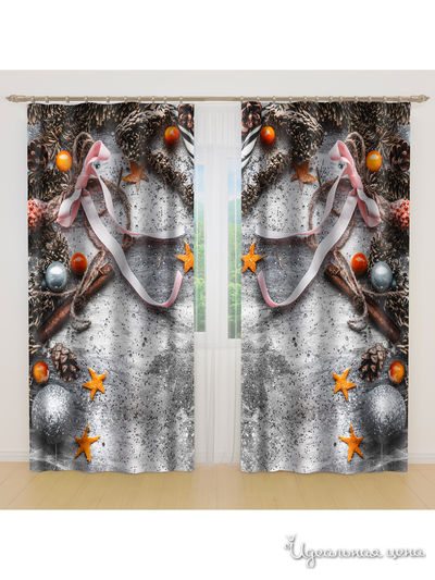 Фотошторы, 145*260 см, 2 шт. Сирень, цвет мультиколор