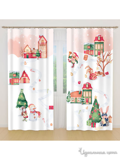 Фотошторы, 145*260 см, 2 шт. Сирень