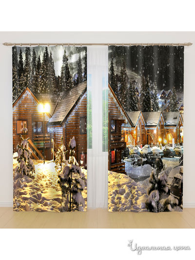 Фотошторы, 145*260 см, 2 шт. Сирень, цвет мультиколор