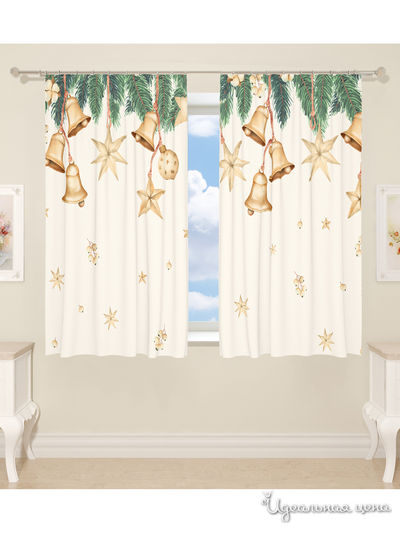 Фотошторы для кухни, 145*160 см, 2 шт. Сирень, цвет мультиколор