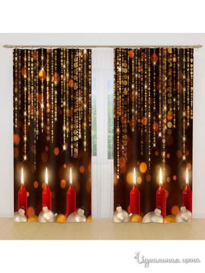 Фотошторы, 145*260 см, 2 шт. Сирень, цвет мультиколор