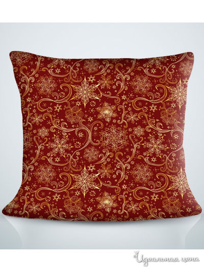 Подушка декоративная, 40*40 см Сирень, цвет красный