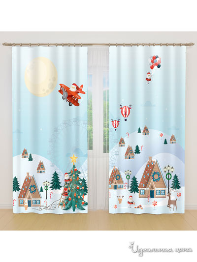 Фотошторы, 145*260 см, 2 шт. Сирень