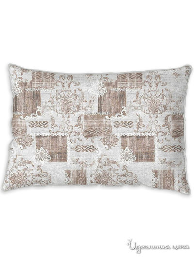 Подушка, 50*70 см Сирень, цвет бежевый, коричневый