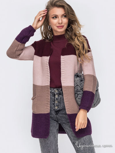 Кардиган Dressa, цвет бордовый