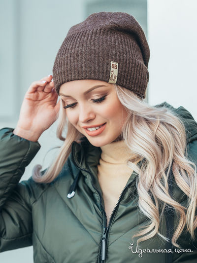 Зимняя шапка Dressa, цвет коричневый