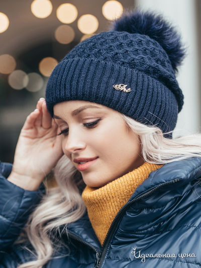 Шапка Dressa, цвет темно-синий