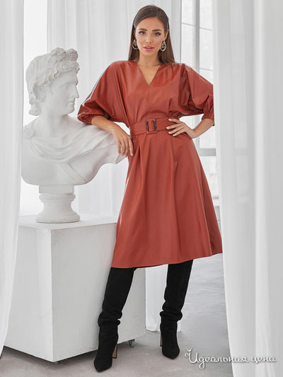 Платье Dressa, цвет терракотовый