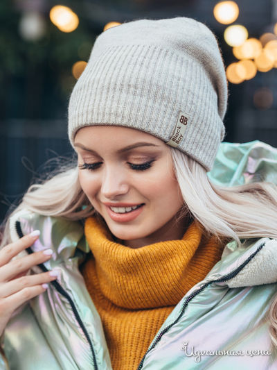 Зимняя шапка Dressa, цвет бежевый