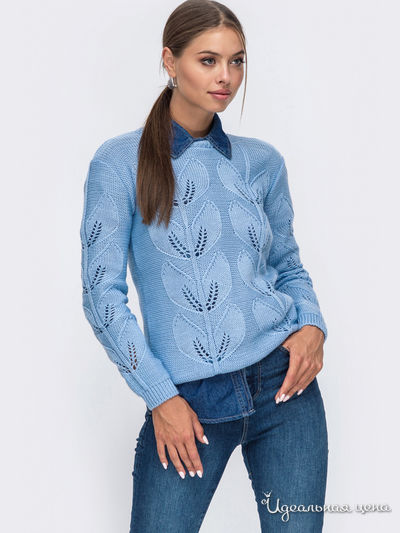 Джемпер Dressa, цвет голубой