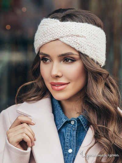 Повязка на голову Dressa, цвет светло-розовый