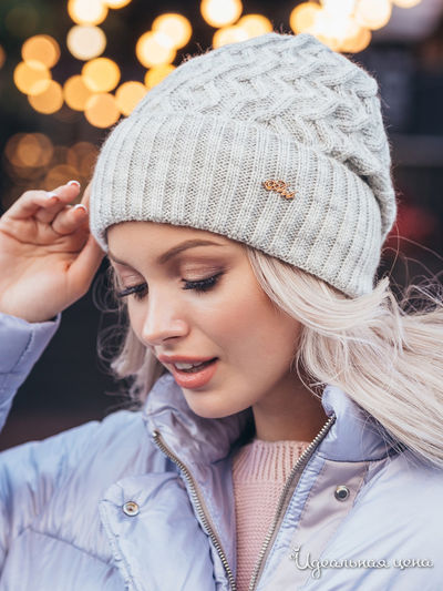 Шапка Dressa, цвет серый