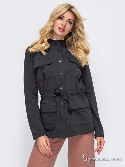 Парка Dressa, цвет темно-серый