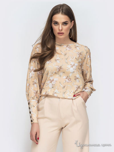 Блуза Dressa, цвет бежевый