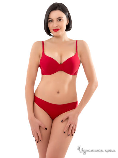 Бюстгальтер пуш-ап Primaverina, цвет красный