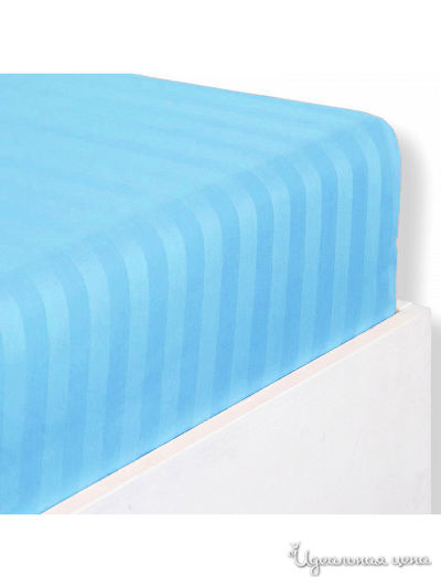 Комплект: простыня на резинке 160*200 см, наволочки 50*70 см - 2 шт HOME PLUS, цвет мятный