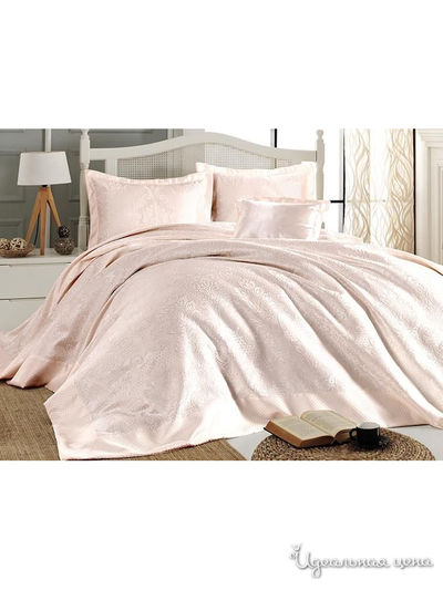 Комплект: покрывало 240*260 см, наволочки 3 шт FIRST CHOICE, цвет светло-розовый