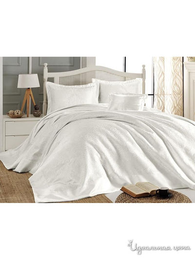 Комплект: покрывало 240*260 см, наволочки 3 шт FIRST CHOICE, цвет белый