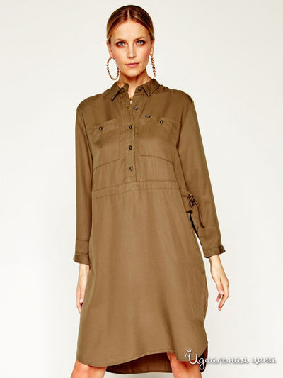 Платье LEE, цвет оливковый