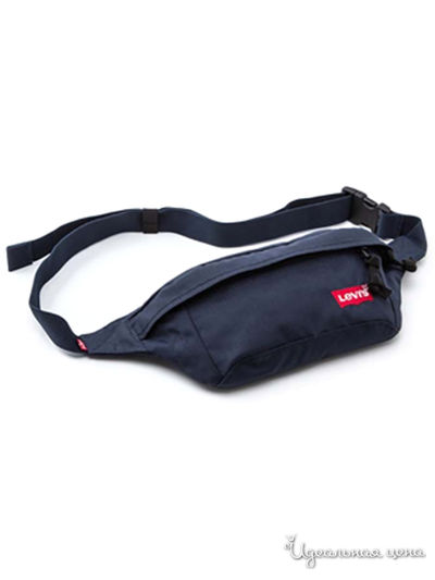 Сумка на пояс Levi's, цвет синий